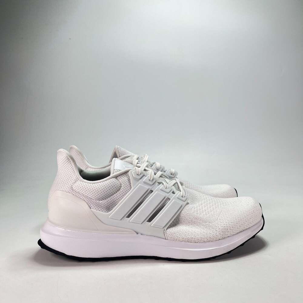 Adidas Ultraboost Bounce Triple White Running Shoes Men's Size 9.5